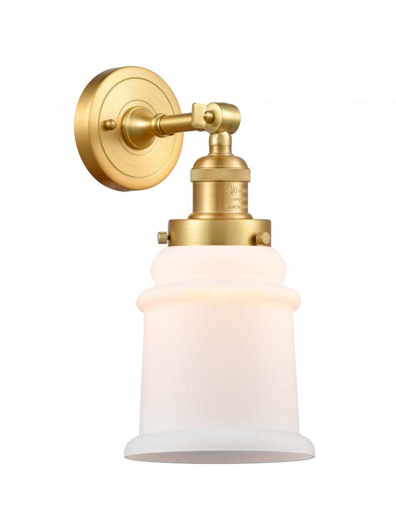 Canton - 1 Light - 7 inch - Satin Gold - Adjustable Sconce