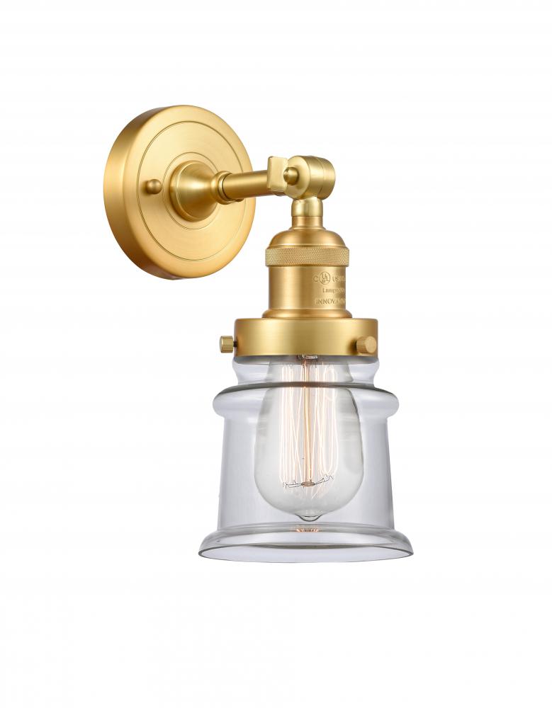 Canton - 1 Light - 5 inch - Satin Gold - Adjustable Sconce