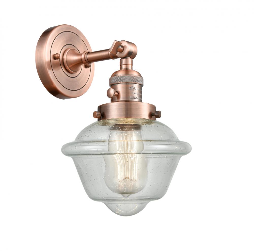 Oxford - 1 Light - 8 inch - Antique Copper - Adjustable Sconce