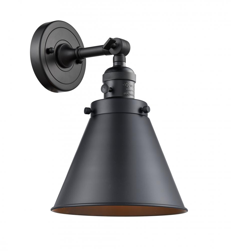 Appalachian - 1 Light - 8 inch - Matte Black - Adjustable Sconce