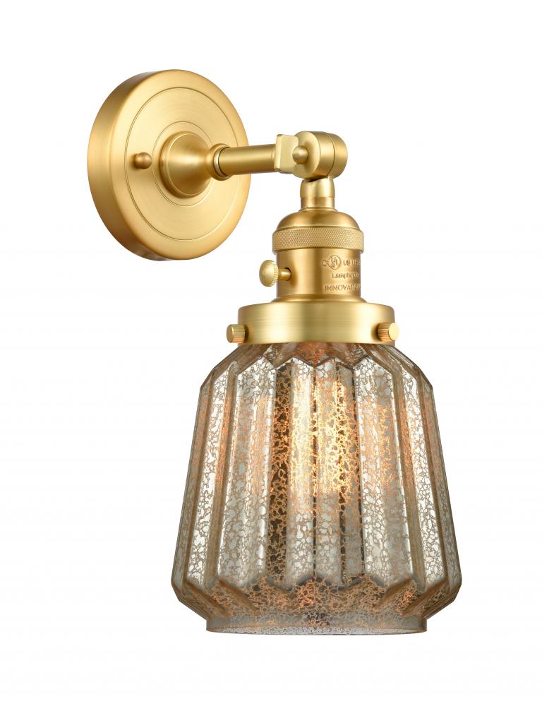 Chatham - 1 Light - 7 inch - Satin Gold - Adjustable Sconce