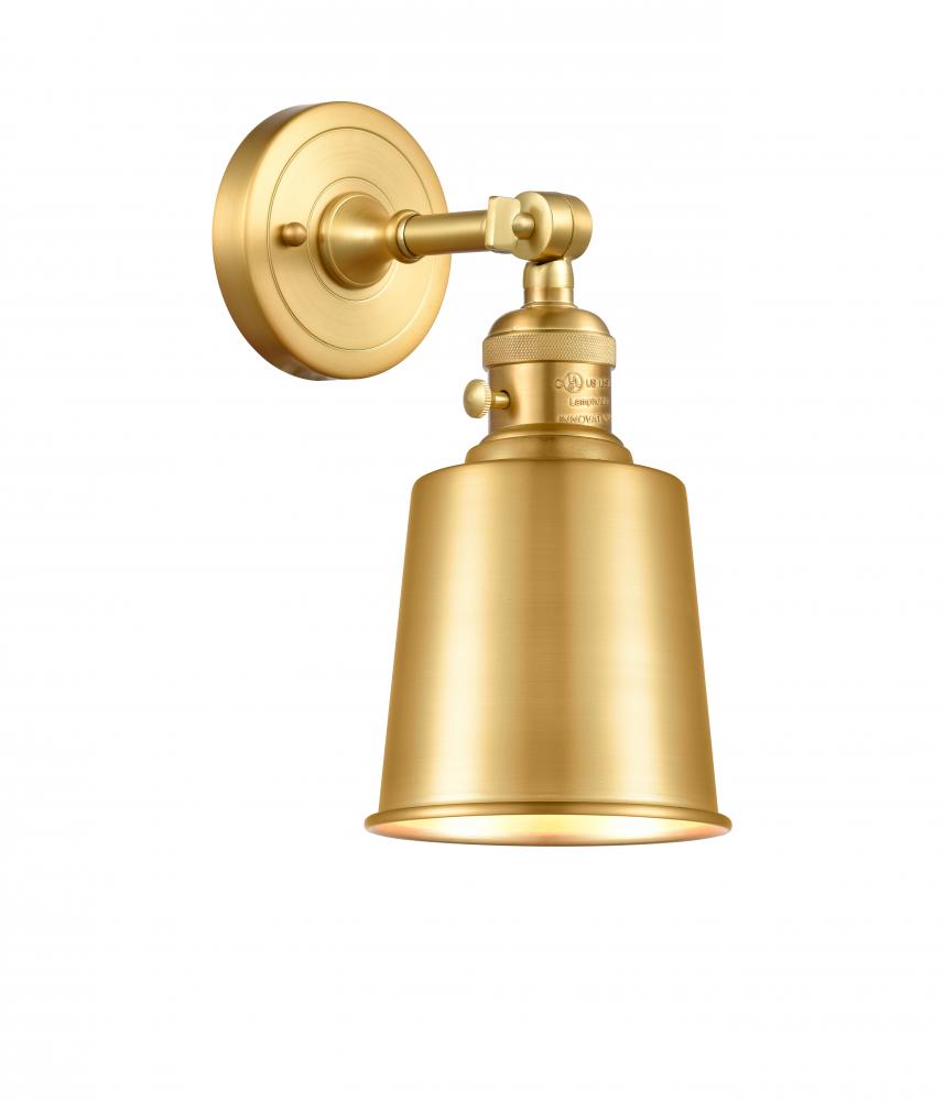 Addison - 1 Light - 5 inch - Satin Gold - Adjustable Sconce
