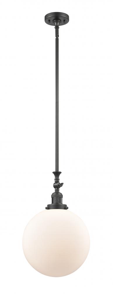 Beacon - 1 Light - 12 inch - Oil Rubbed Bronze - Stem Hung - Adjustable Mini Pendant