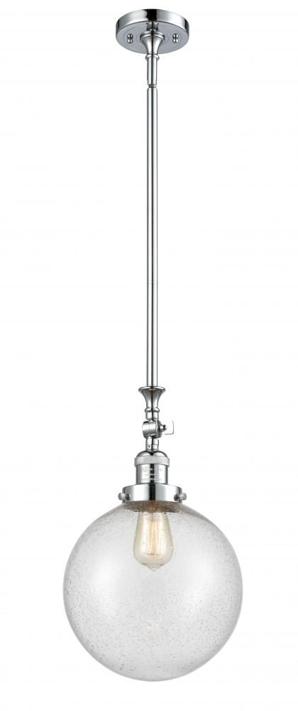 Beacon - 1 Light - 10 inch - Polished Chrome - Stem Hung - Adjustable Mini Pendant