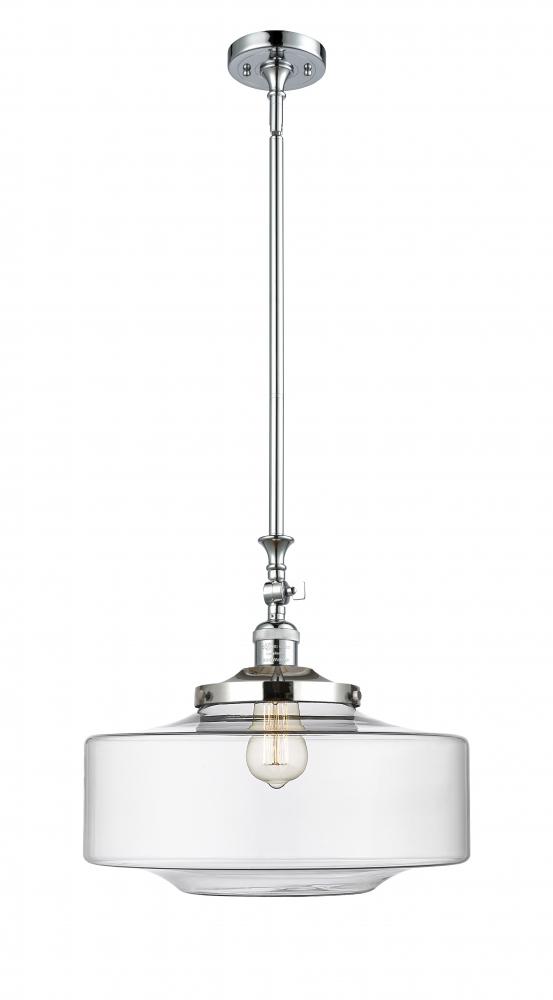 Bridgeton - 1 Light - 16 inch - Polished Chrome - Stem Hung - Mini Pendant