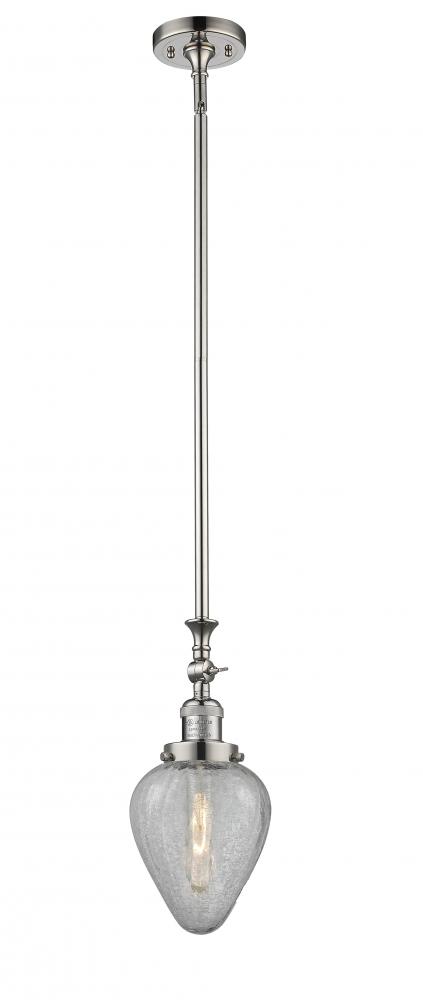 Geneseo - 1 Light - 7 inch - Polished Nickel - Stem Hung - Adjustable Mini Pendant