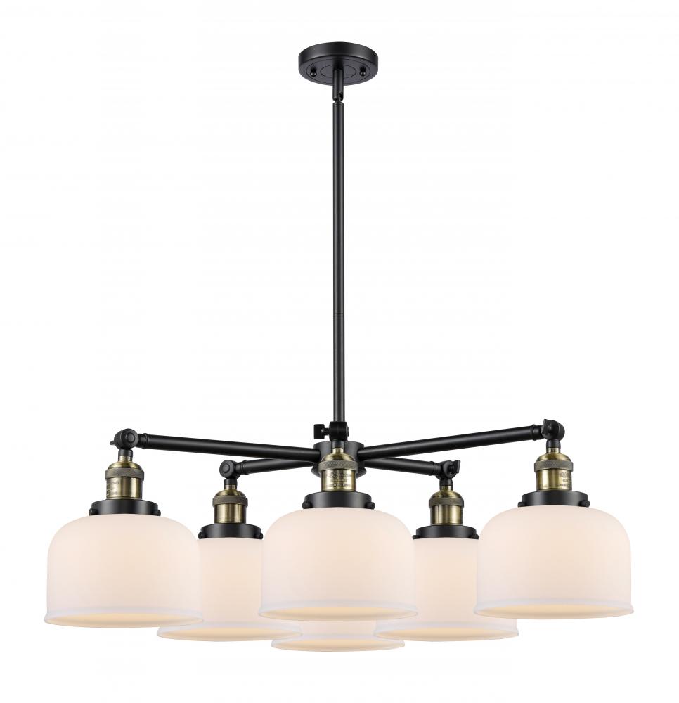 Large Bell 6 Light Chandelier