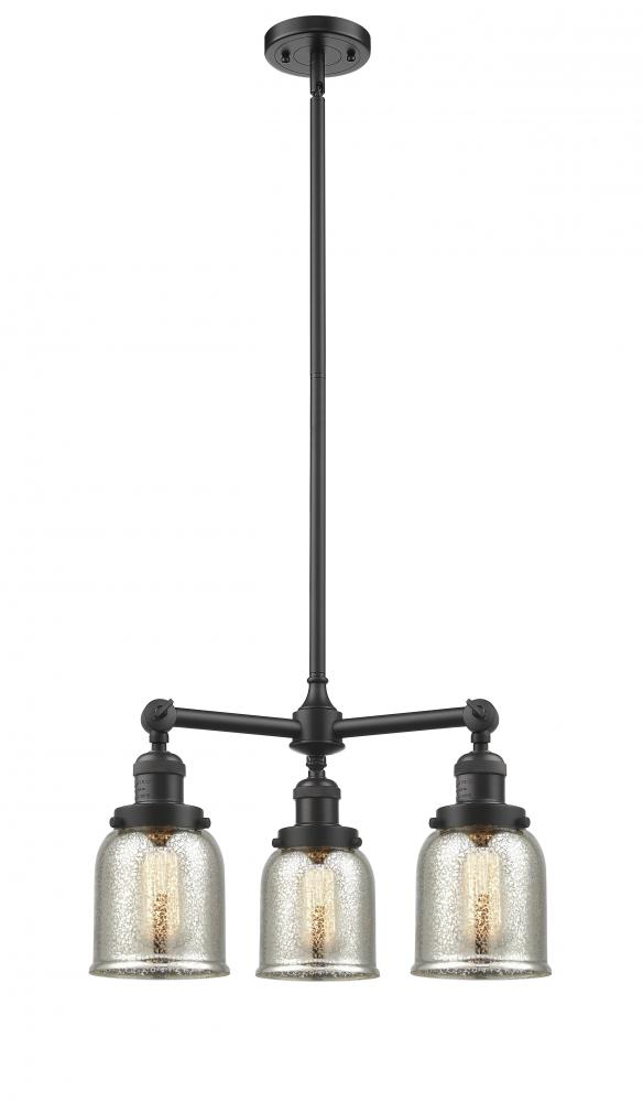 Bell - 3 Light - 19 inch - Oil Rubbed Bronze - Stem Hung - Chandelier
