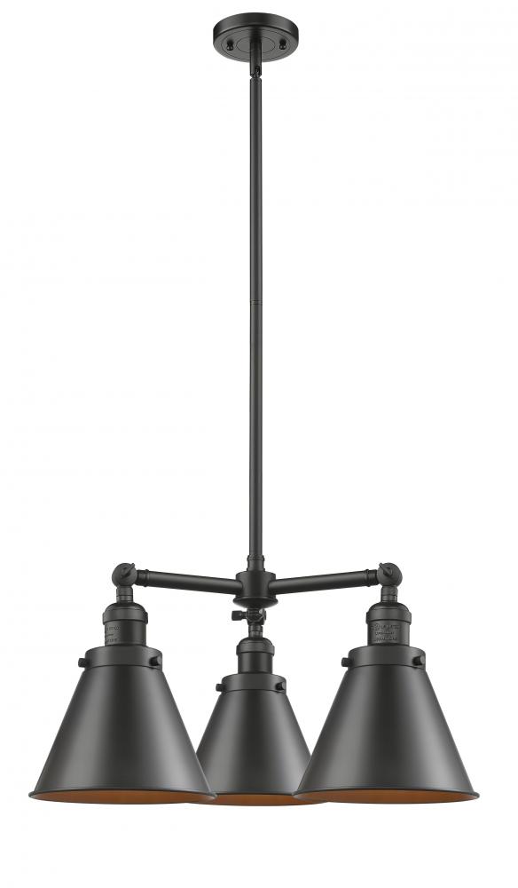 Appalachian - 3 Light - 21 inch - Oil Rubbed Bronze - Stem Hung - Chandelier