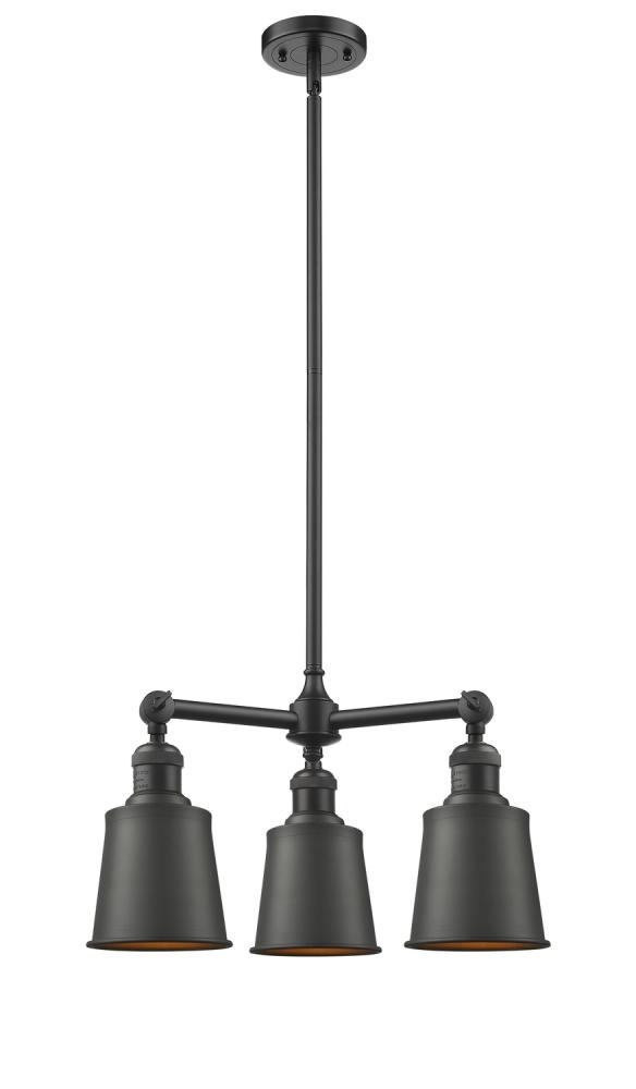 Addison - 3 Light - 19 inch - Oil Rubbed Bronze - Stem Hung - Chandelier