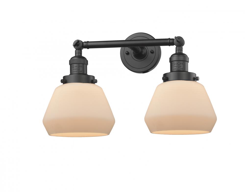 Fulton - 2 Light - 17 inch - Oil Rubbed Bronze - Adjustable Bath Vanity Light