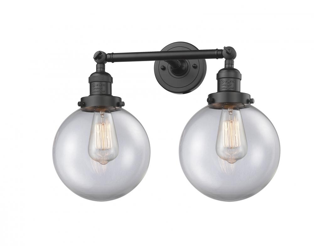 Beacon - 2 Light - 19 inch - Oil Rubbed Bronze - Adjustable Bath Vanity Light