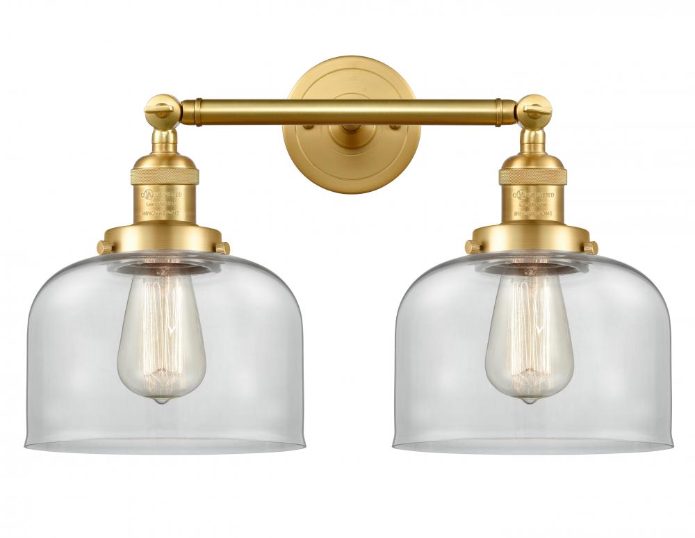 Bell - 2 Light - 19 inch - Satin Gold - Adjustable Bath Vanity Light