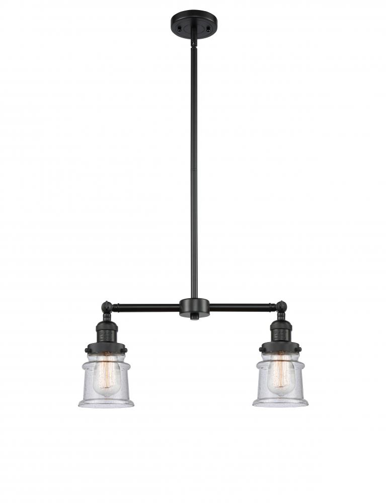 Canton - 2 Light - 21 inch - Matte Black - Stem Hung - Island Light