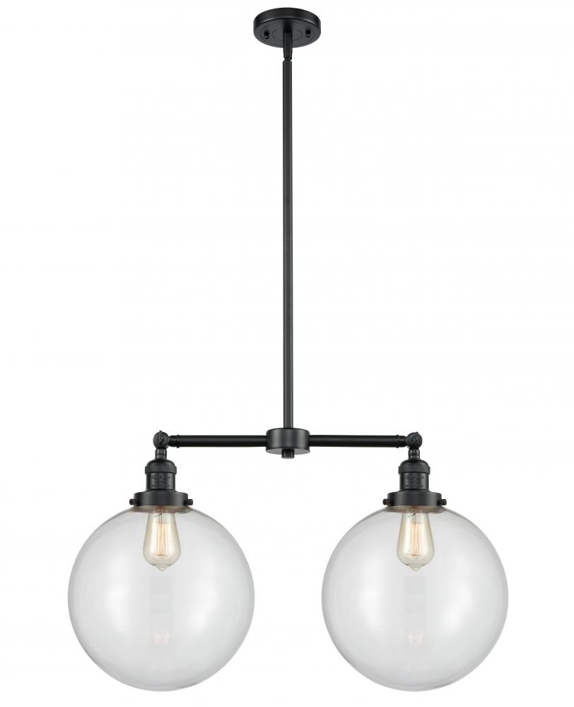 Beacon - 2 Light - 27 inch - Oil Rubbed Bronze - Stem Hung - Adjustable Island Light