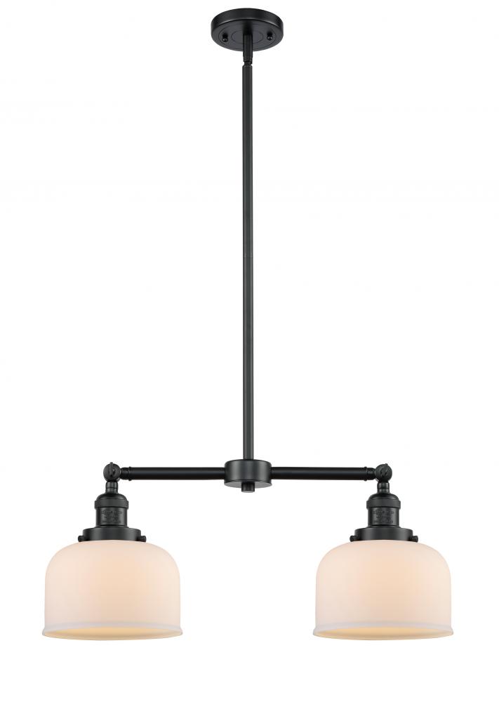 Bell - 2 Light - 21 inch - Oil Rubbed Bronze - Stem Hung - Adjustable Island Light