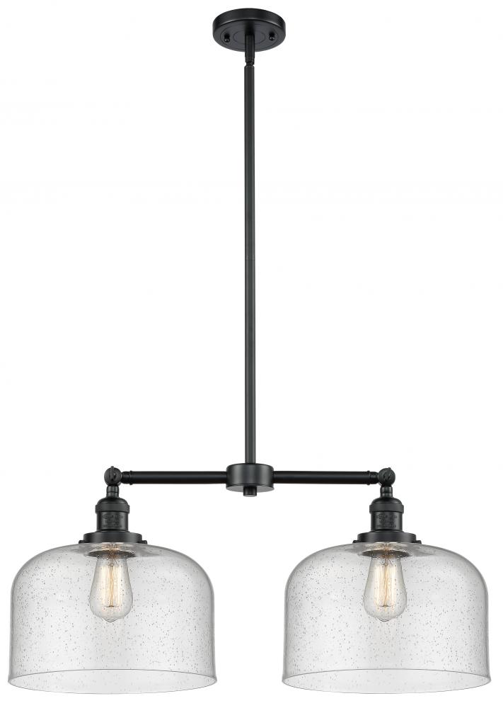 Bell - 2 Light - 21 inch - Oil Rubbed Bronze - Stem Hung - Adjustable Island Light