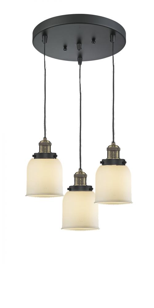 Small Bell 3 Light Multi-Pendant