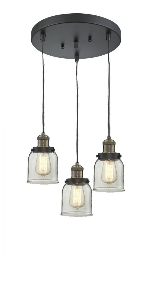 Small Bell 3 Light Multi-Pendant