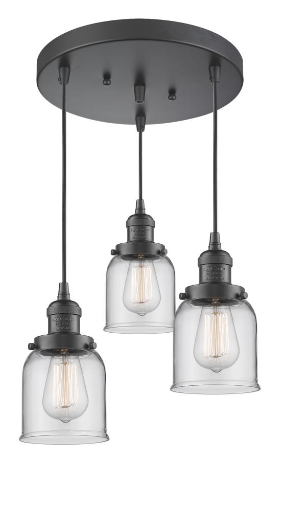 Small Bell 3 Light Multi-Pendant