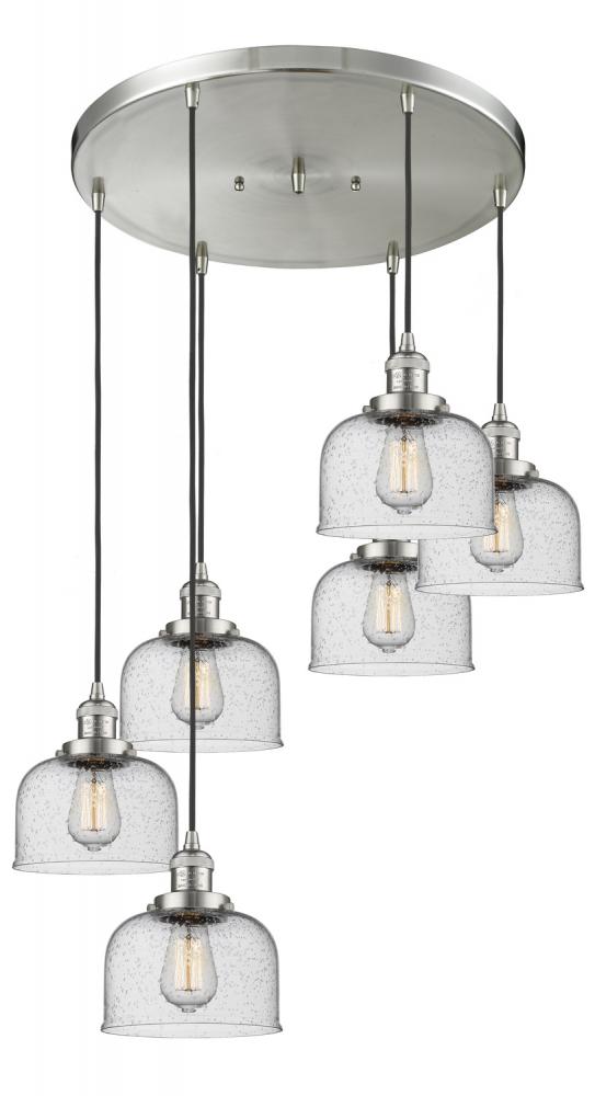 Large Bell 6 Light Multi-Pendant