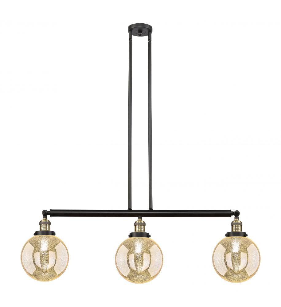 Beacon - 3 Light - 41 inch - Black Antique Brass - Stem Hung - Adjustable Island Light