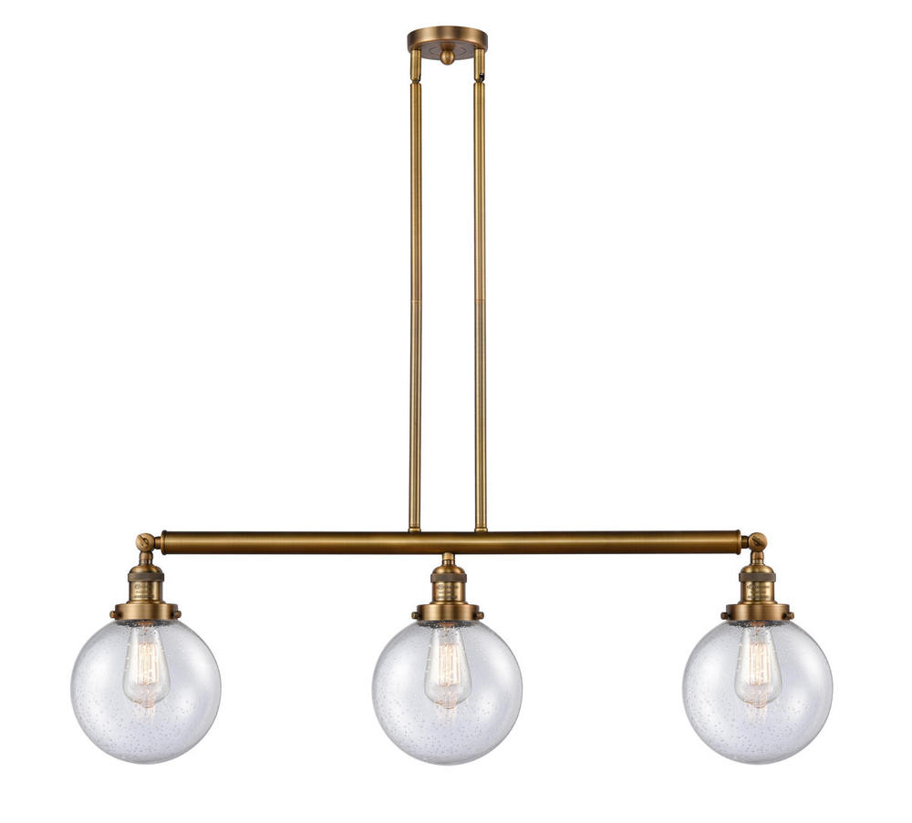 Beacon - 3 Light - 41 inch - Brushed Brass - Stem Hung - Island Light