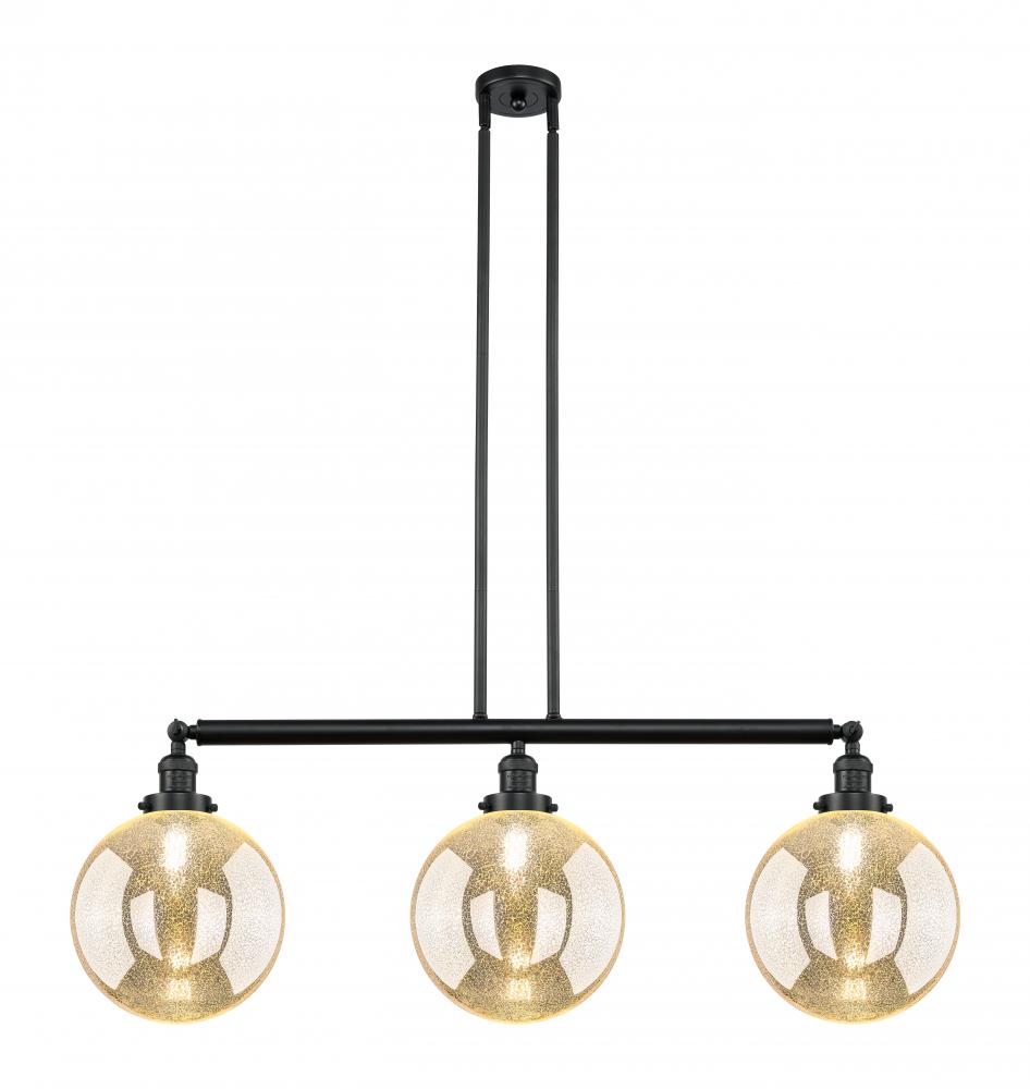 Beacon - 3 Light - 42 inch - Matte Black - Stem Hung - Adjustable Island Light