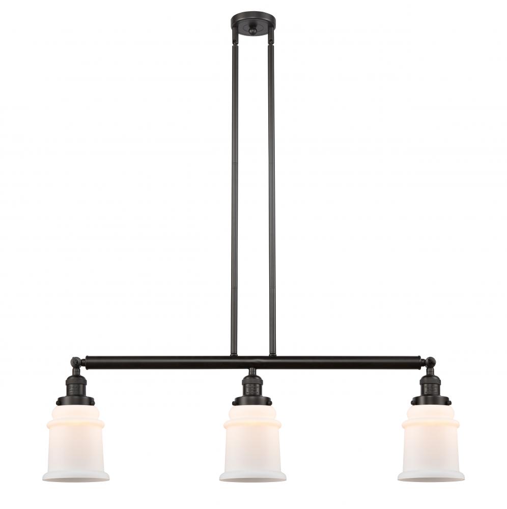 Canton - 3 Light - 39 inch - Oil Rubbed Bronze - Stem Hung - Adjustable Island Light