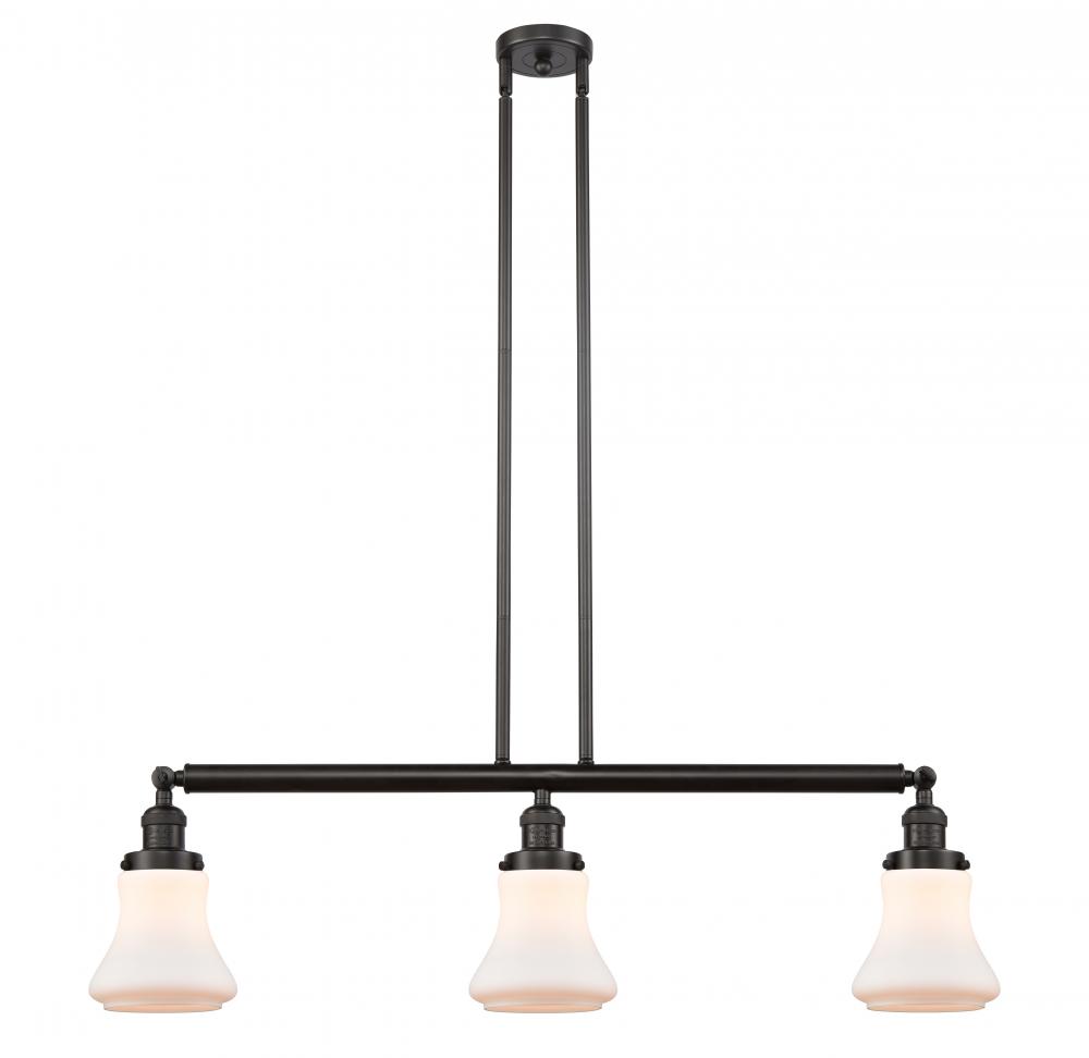 Bellmont - 3 Light - 39 inch - Oil Rubbed Bronze - Stem Hung - Adjustable Island Light