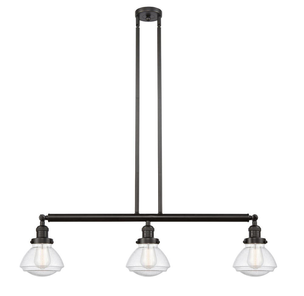 Olean - 3 Light - 39 inch - Oil Rubbed Bronze - Stem Hung - Island Light