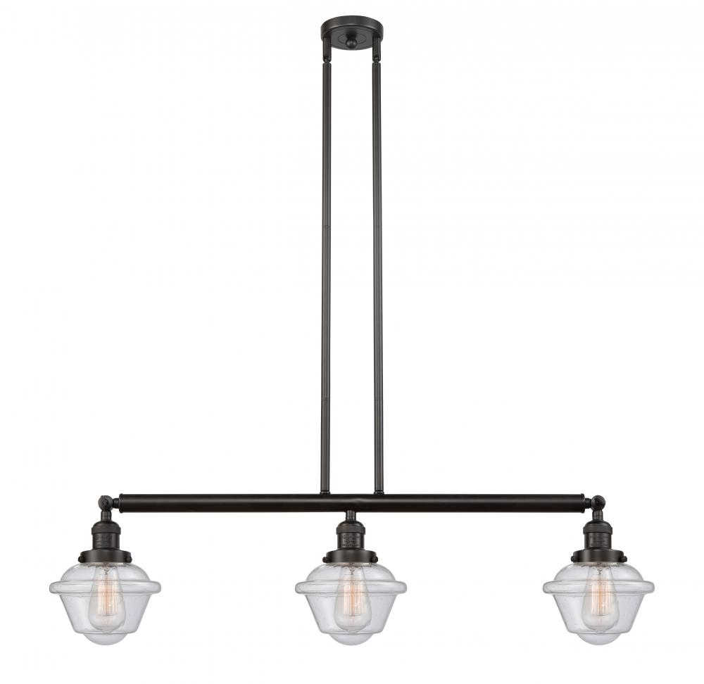 Oxford - 3 Light - 40 inch - Oil Rubbed Bronze - Stem Hung - Island Light