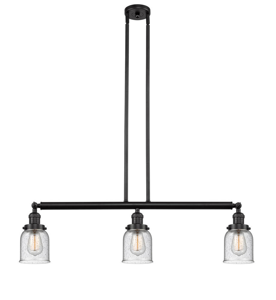 Bell - 3 Light - 38 inch - Oil Rubbed Bronze - Stem Hung - Island Light