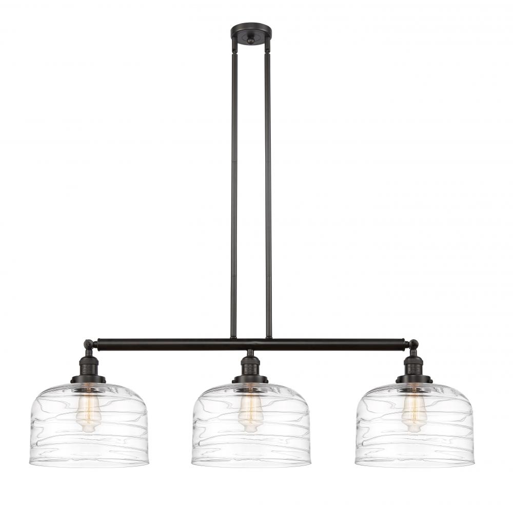Bell - 3 Light - 42 inch - Oil Rubbed Bronze - Stem Hung - Adjustable Island Light
