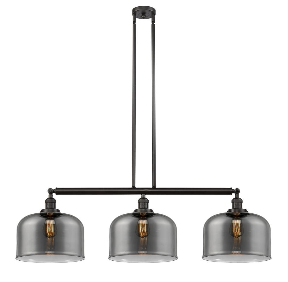 Bell - 3 Light - 42 inch - Oil Rubbed Bronze - Stem Hung - Adjustable Island Light