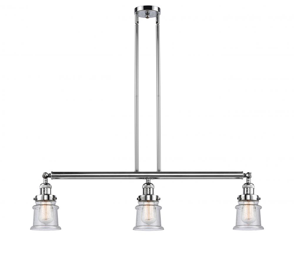 Canton - 3 Light - 39 inch - Polished Chrome - Stem Hung - Adjustable Island Light