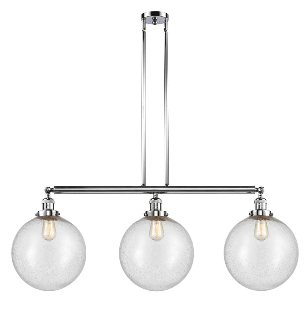 Beacon - 3 Light - 44 inch - Polished Chrome - Stem Hung - Adjustable Island Light