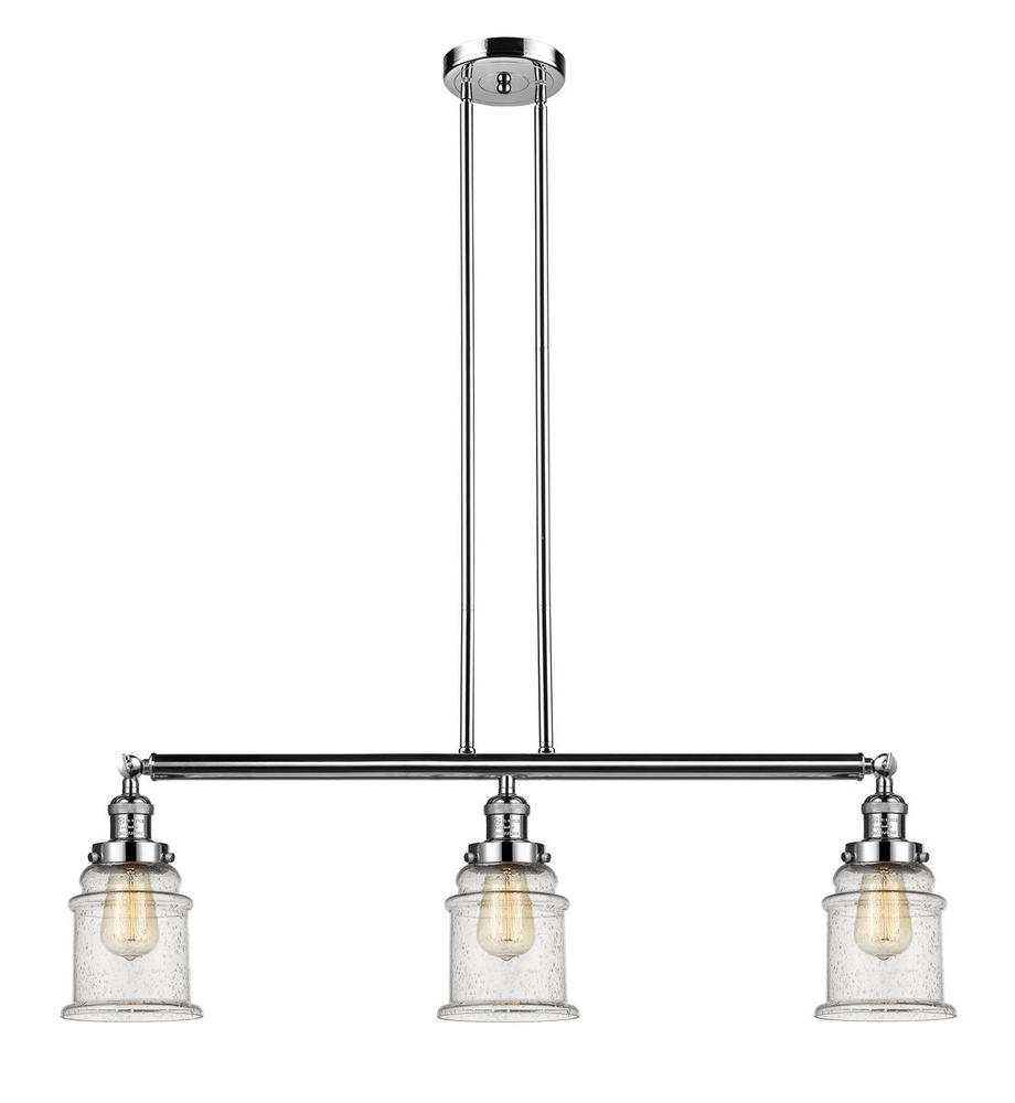 Canton - 3 Light - 39 inch - Polished Nickel - Stem Hung - Adjustable Island Light