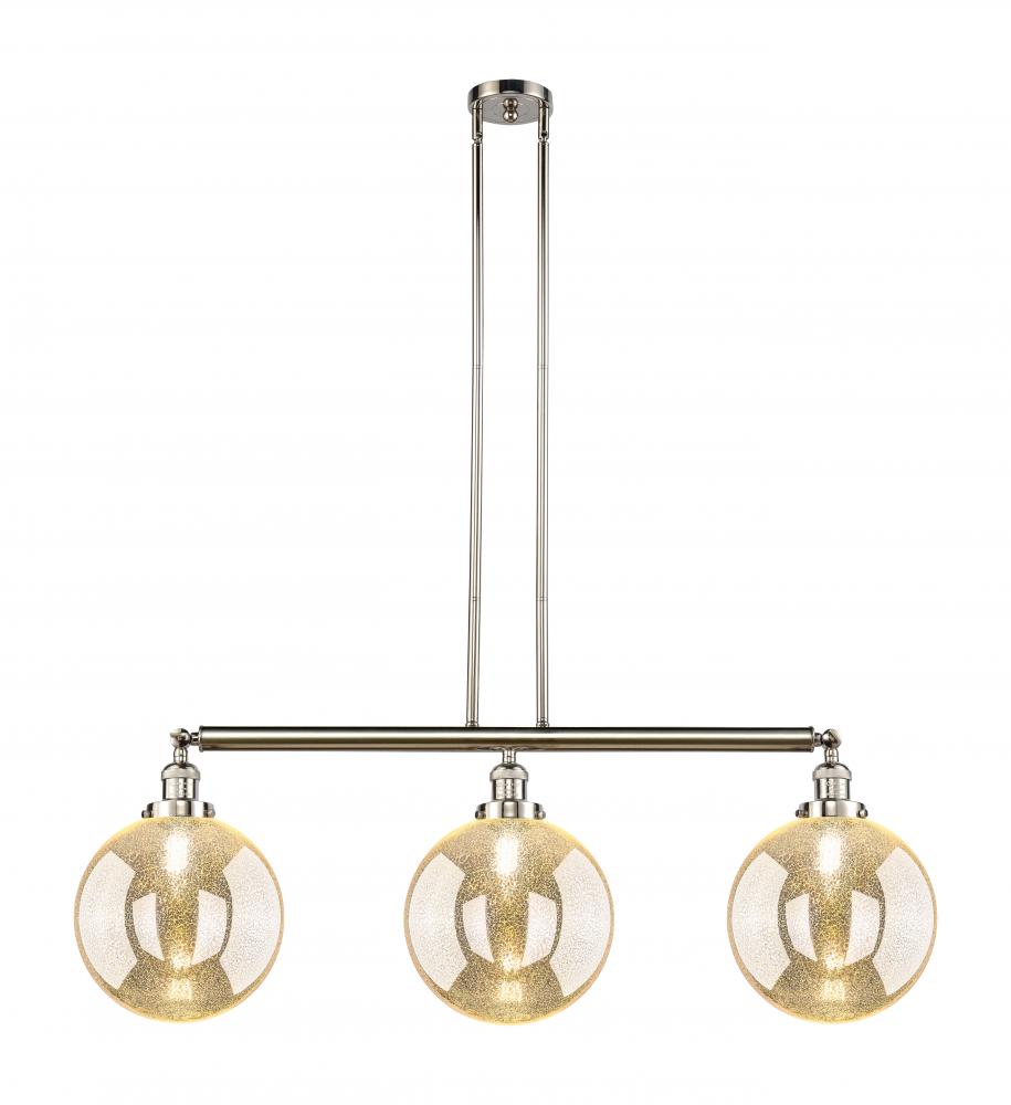 Beacon - 3 Light - 42 inch - Polished Nickel - Stem Hung - Adjustable Island Light