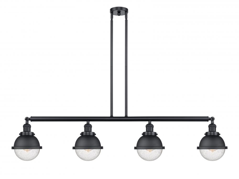 Hampden - 4 Light - 52 inch - Matte Black - Stem Hung - Island Light