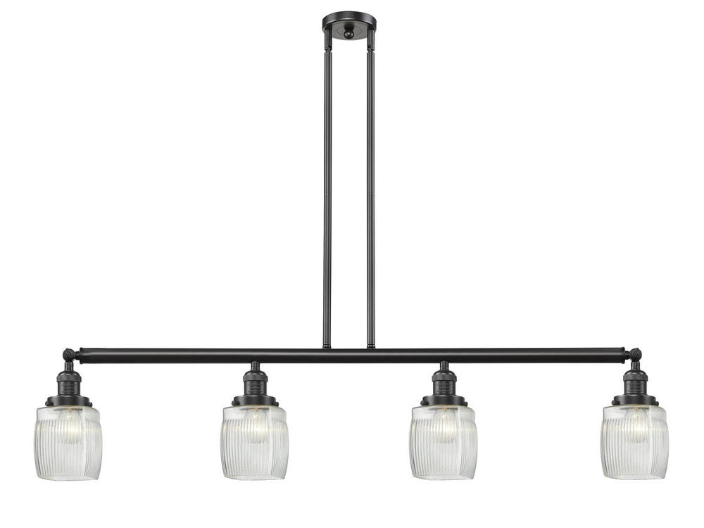 Colton - 4 Light - 50 inch - Oil Rubbed Bronze - Stem Hung - Island Light