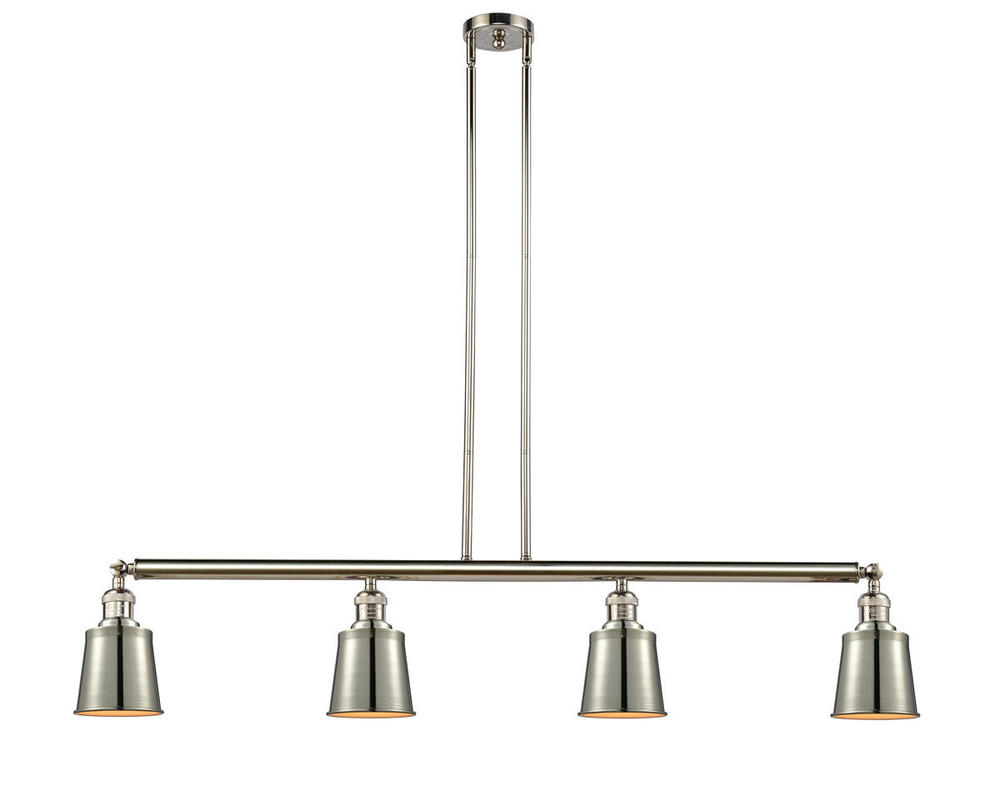 Addison - 4 Light - 50 inch - Polished Nickel - Stem Hung - Adjustable Island Light