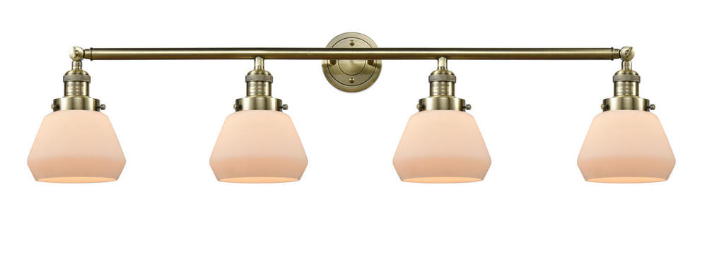 Fulton - 4 Light - 43 inch - Antique Brass - Adjustable Bath Vanity Light