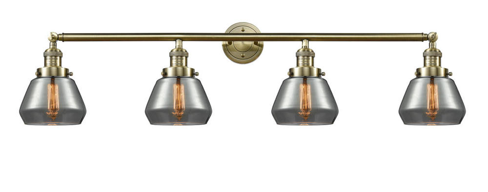 Fulton - 4 Light - 43 inch - Antique Brass - Adjustable Bath Vanity Light