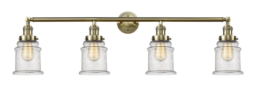 Canton - 4 Light - 42 inch - Antique Brass - Adjustable Bath Vanity Light