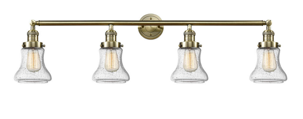 Bellmont - 4 Light - 42 inch - Antique Brass - Adjustable Bath Vanity Light