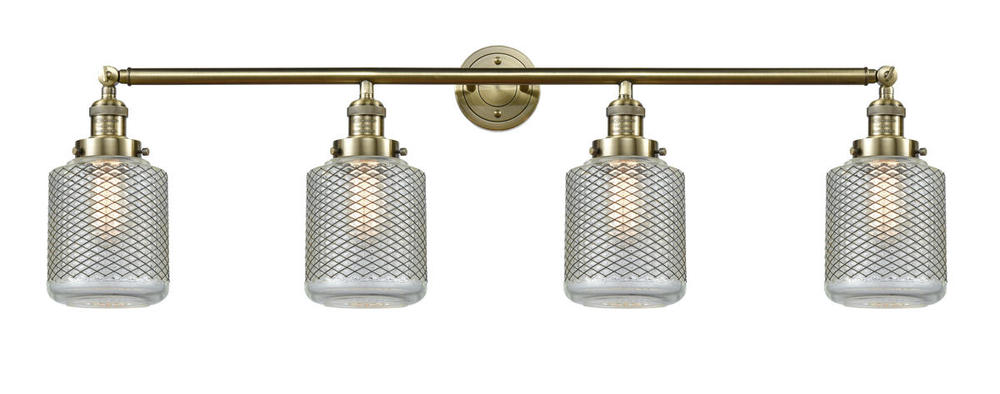 Stanton - 4 Light - 44 inch - Antique Brass - Adjustable Bath Vanity Light