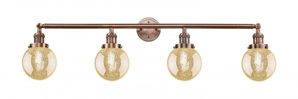 Beacon - 4 Light - 42 inch - Antique Copper - Bath Vanity Light