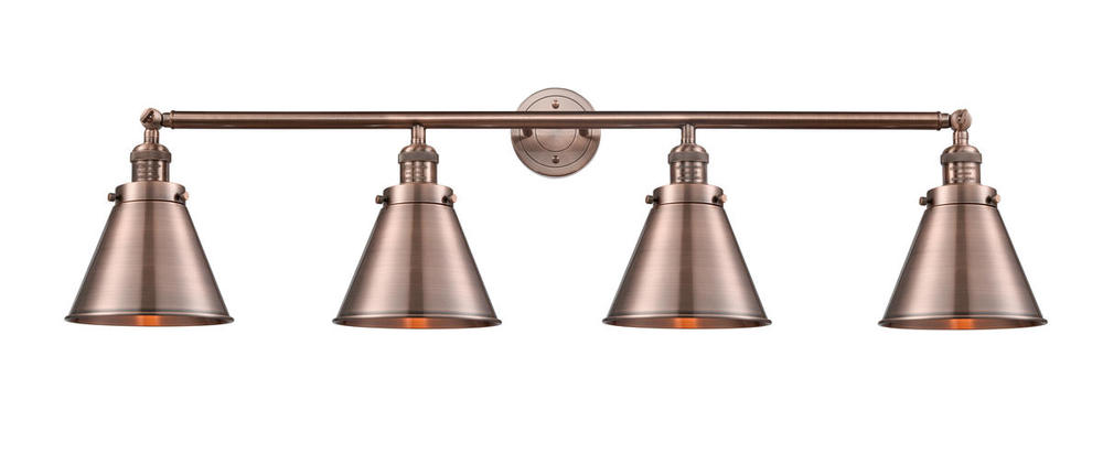 Appalachian - 4 Light - 44 inch - Antique Copper - Adjustable Bath Vanity Light