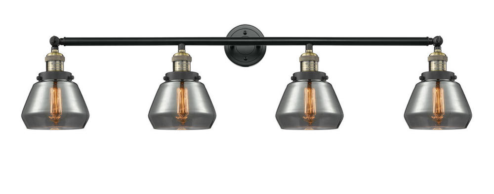 Fulton - 4 Light - 43 inch - Black Antique Brass - Adjustable Bath Vanity Light